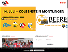 Tablet Screenshot of fcmontlingen.ch
